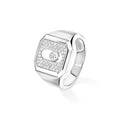 Messika Move Joaillerie Siegelring (13654-WG) aus Weißgold mit Diamant