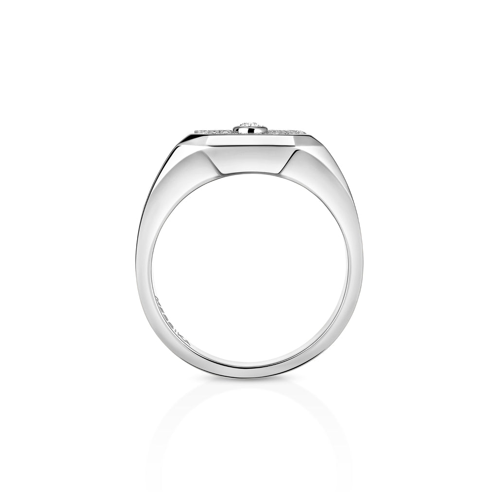 Messika Move Joaillerie Siegelring (13654-WG) aus Weißgold mit Diamant