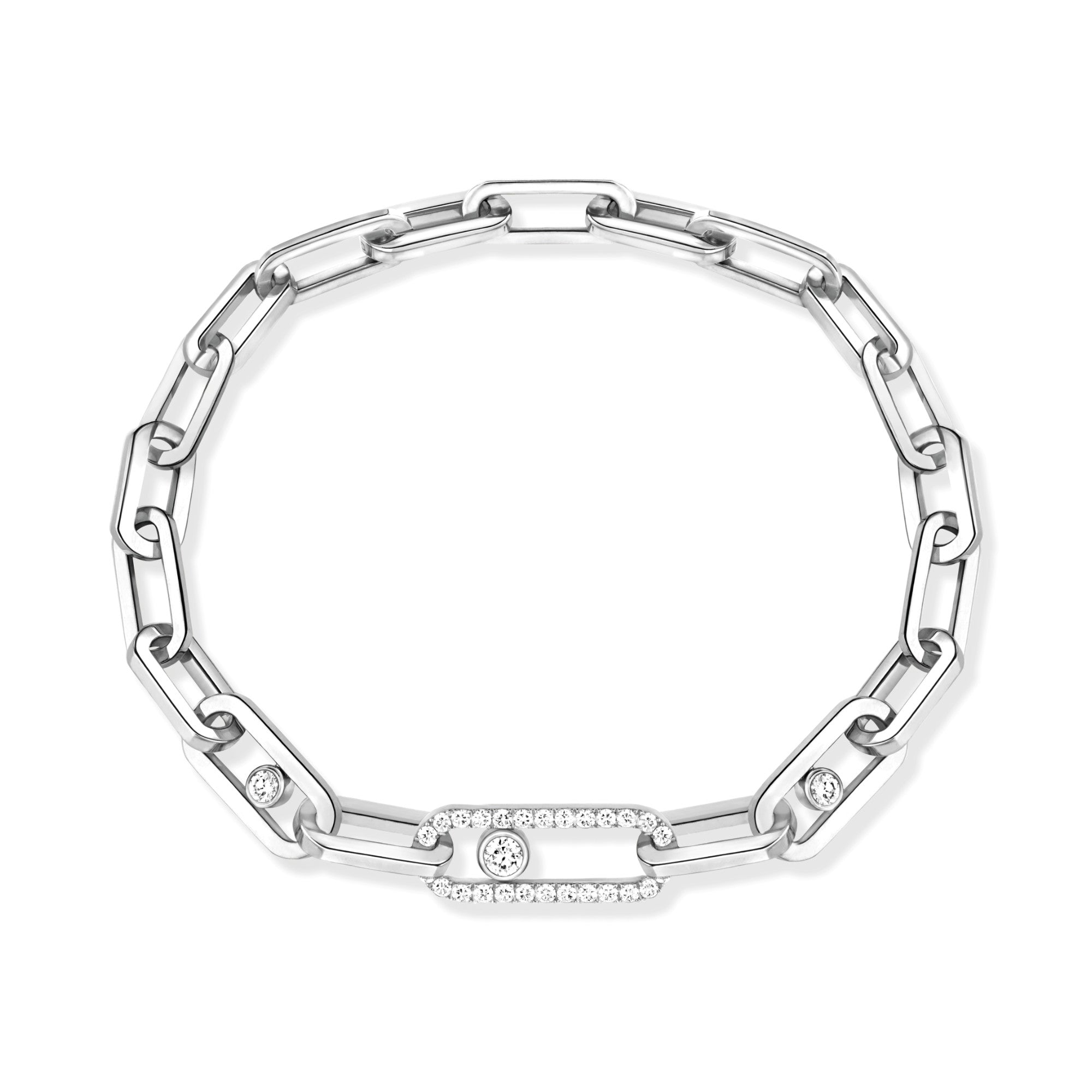 Messika Move Link Armband (12576-WG) aus Weißgold mit Diamant