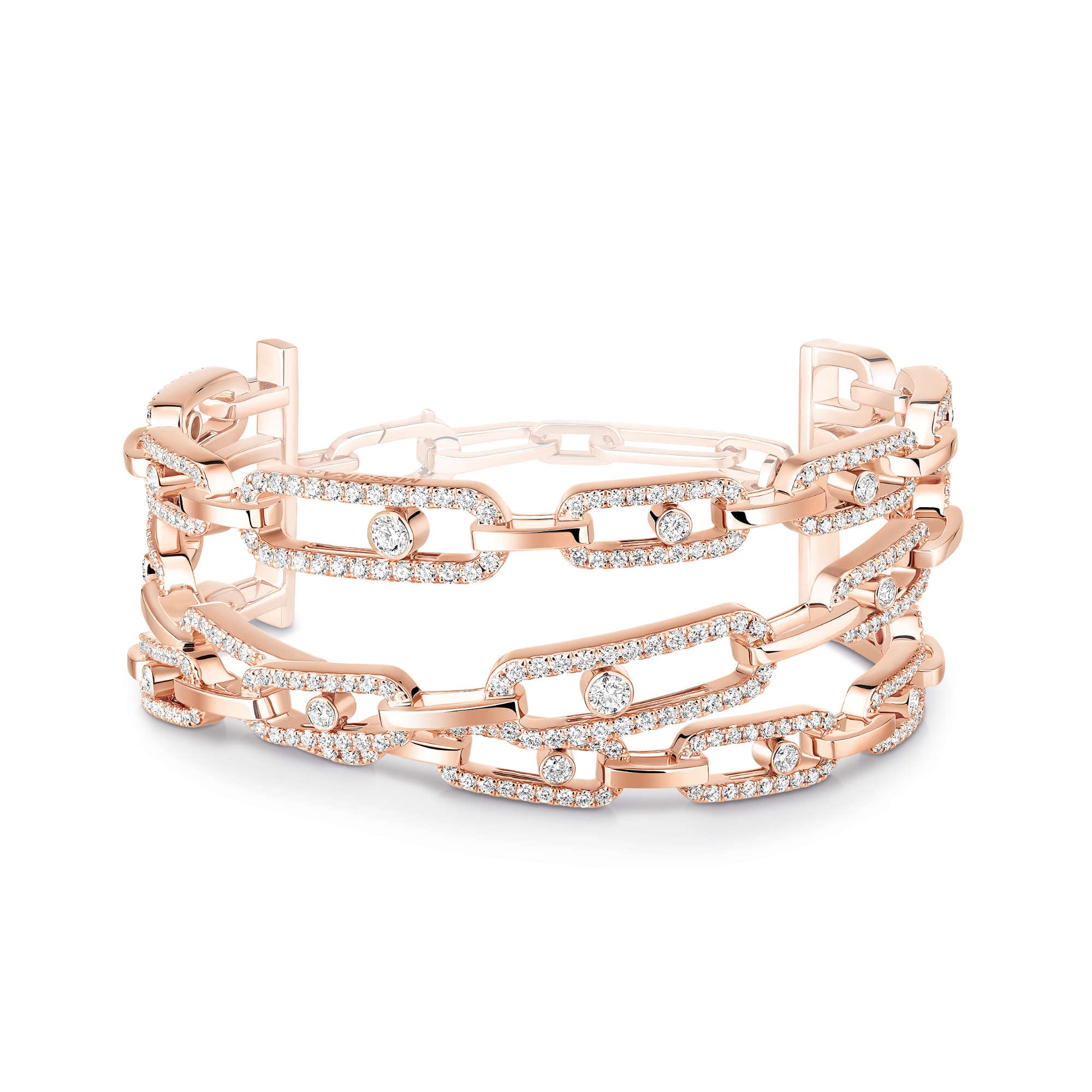 Messika Move Link Armband (13512-PG) aus Roségold mit Diamant