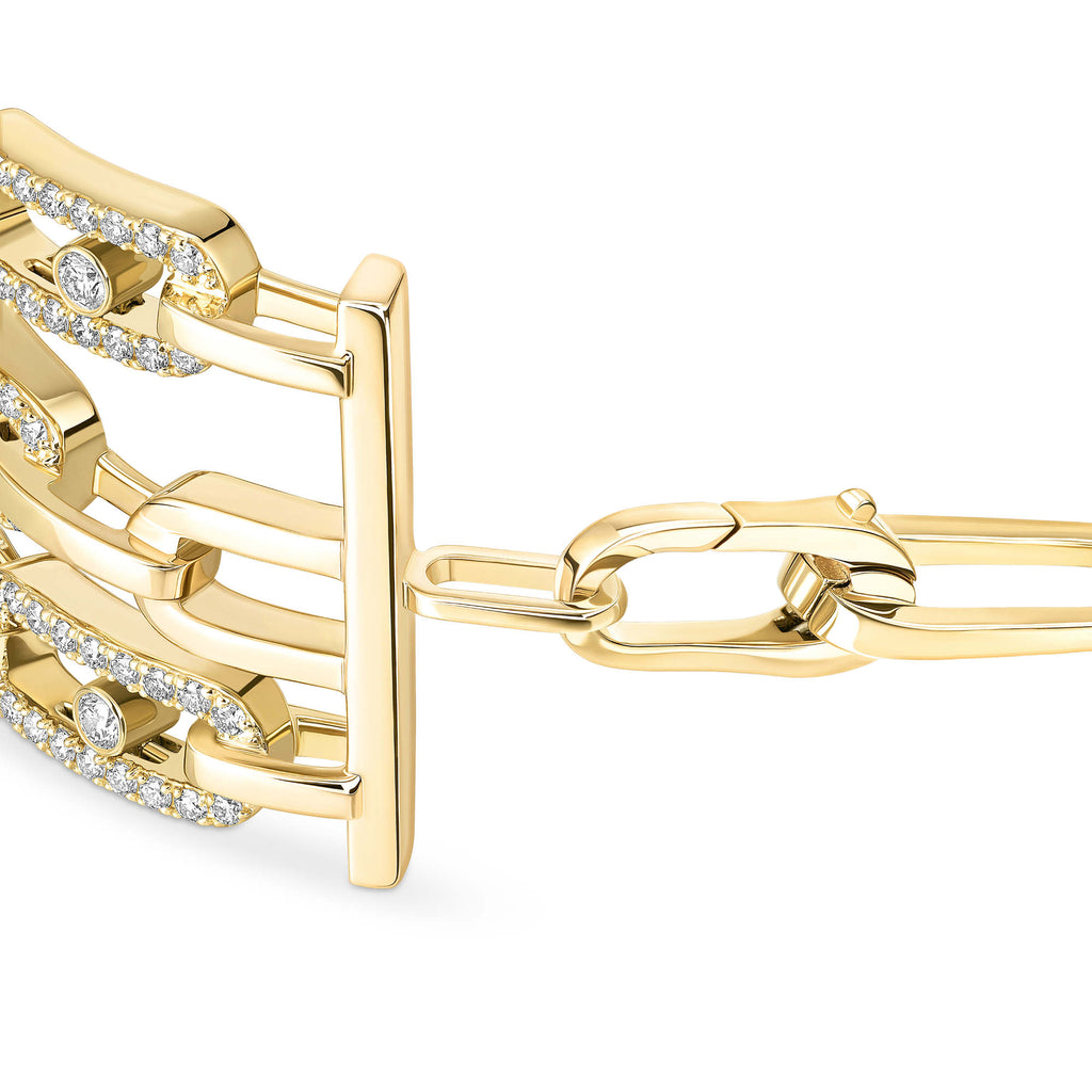 Messika Move Link Armband (13512-YG) aus Gelbgold mit Diamant