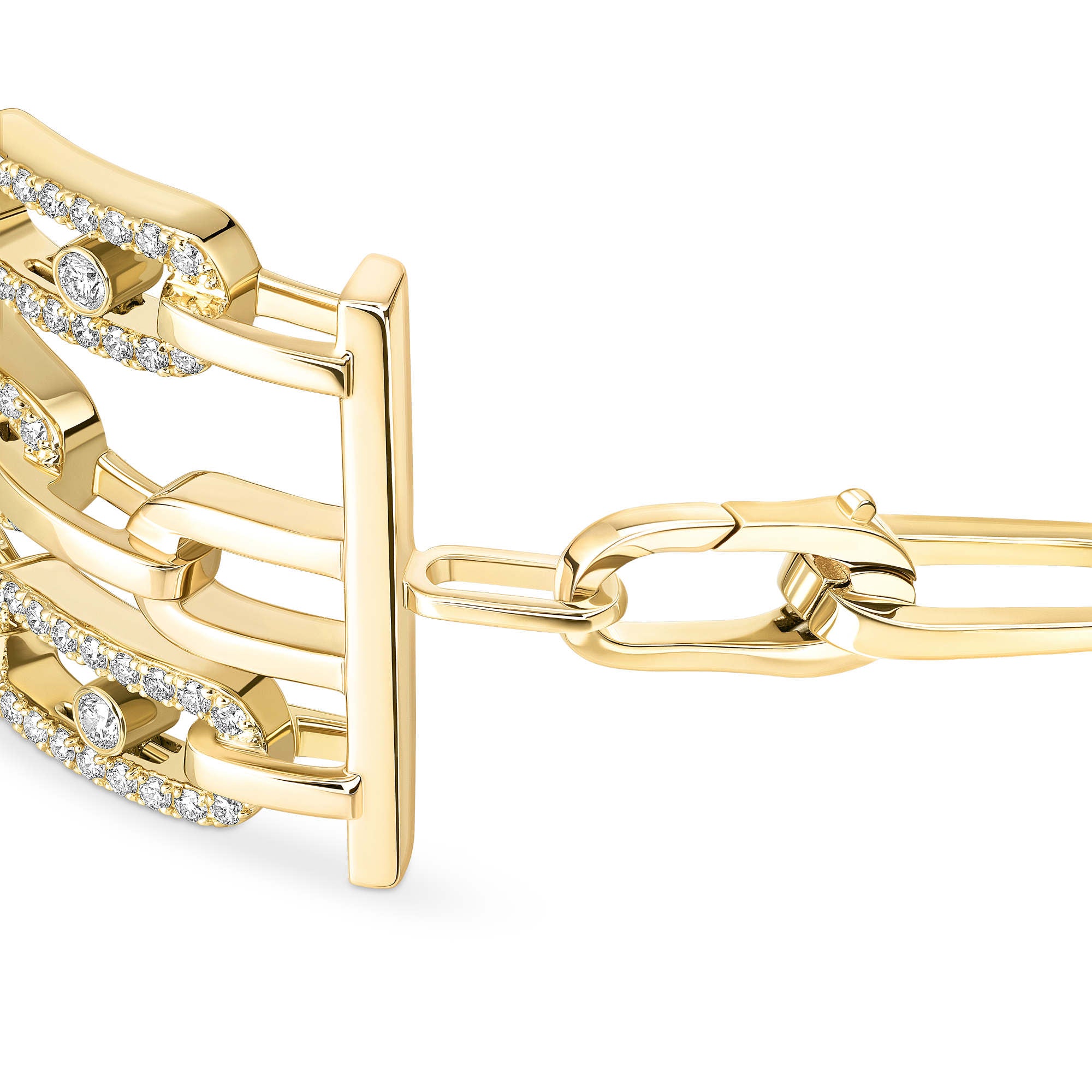 Messika Move Link Armband (13512-YG) aus Gelbgold mit Diamant