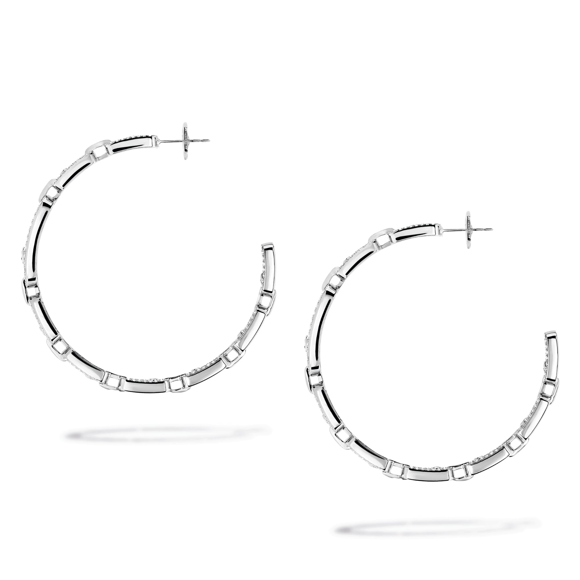 Messika Move Link Creolen (12362-WG) aus Weißgold mit Diamant