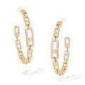 Messika Move Link Creolen (12362-YG) aus Gelbgold mit Diamant