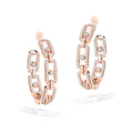 Messika Move Link Creolen (12716-PG) aus Roségold mit Diamant