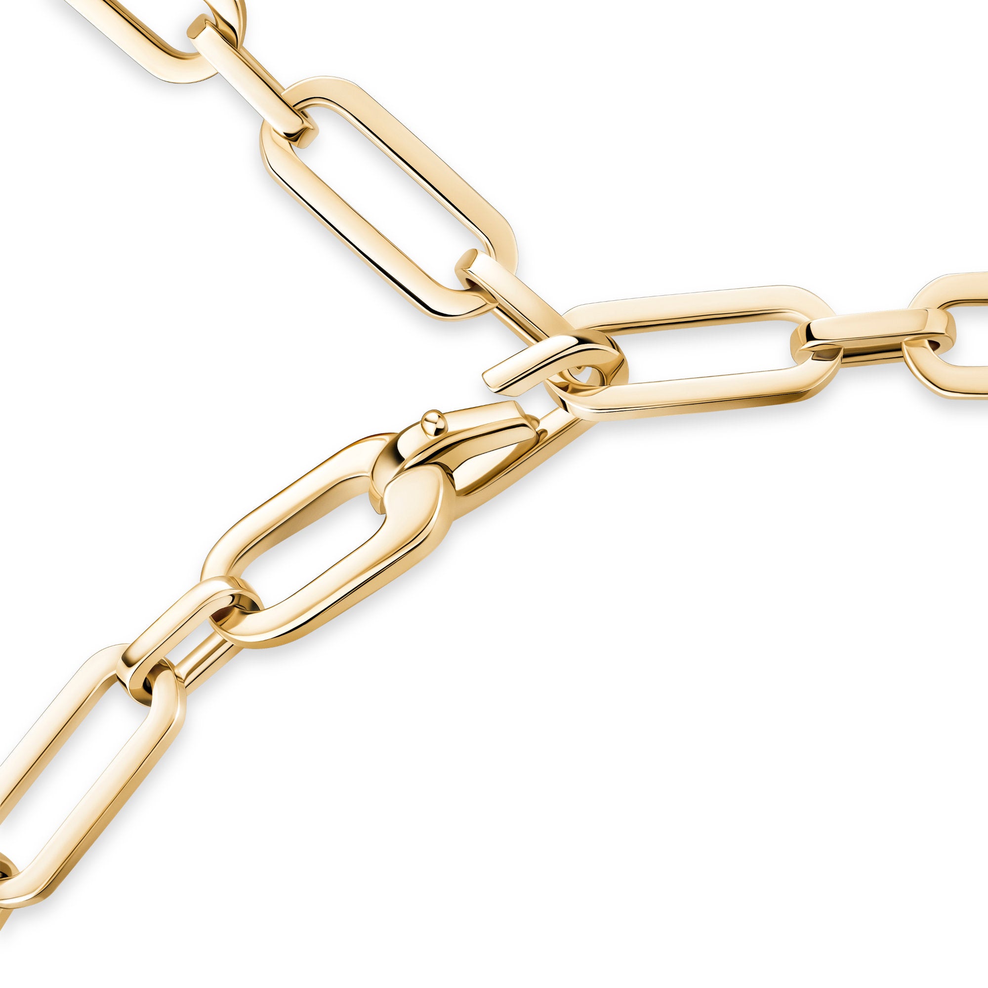 Messika Move Link Halskette (12095-YG) aus Gelbgold mit Diamant