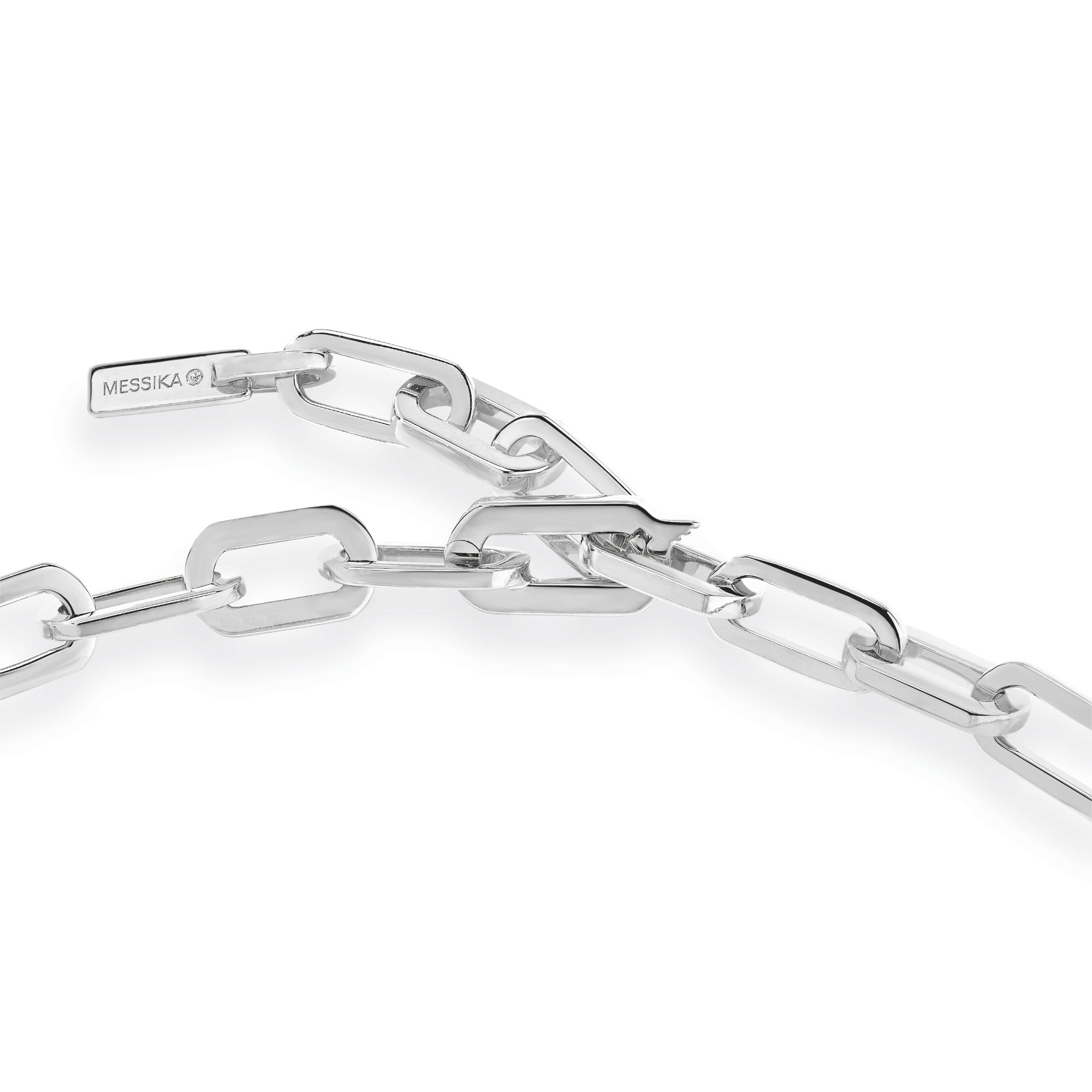 Messika Move Link Halskette (12853-WG) aus Weißgold mit Diamant