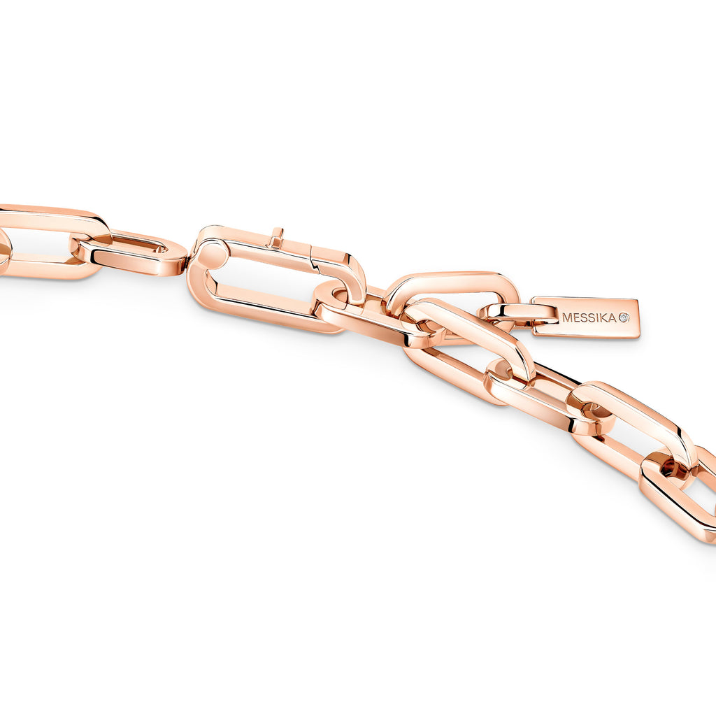 Messika Move Link Halskette (14042-PG) aus Roségold mit Diamant