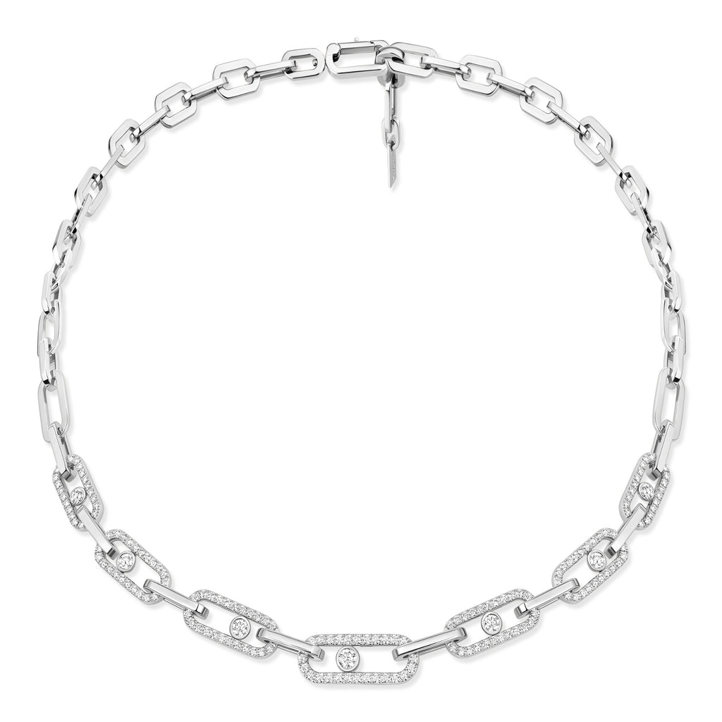 Messika Move Link Halskette (14042-WG) aus Weißgold mit Diamant