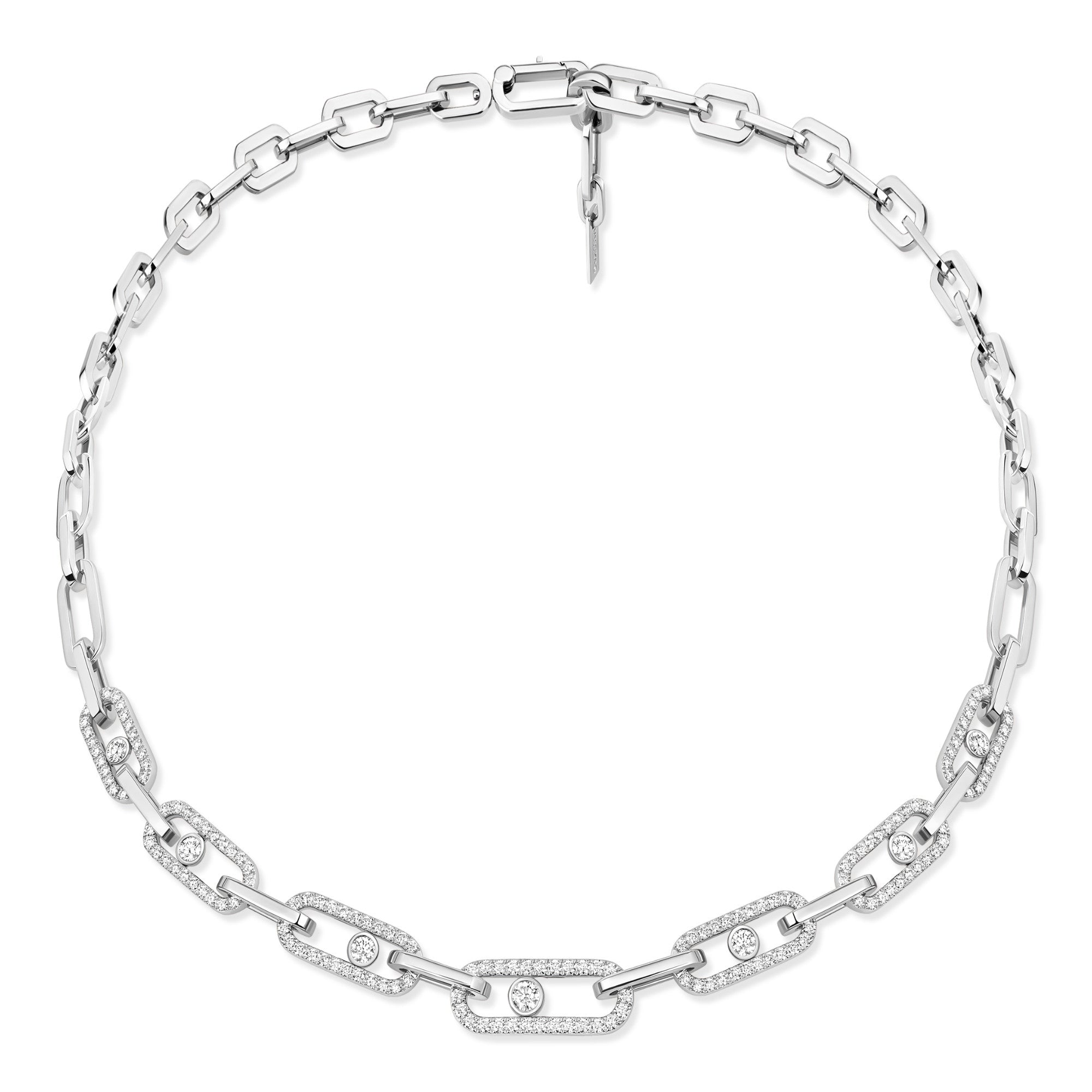 Messika Move Link Halskette (14042-WG) aus Weißgold mit Diamant