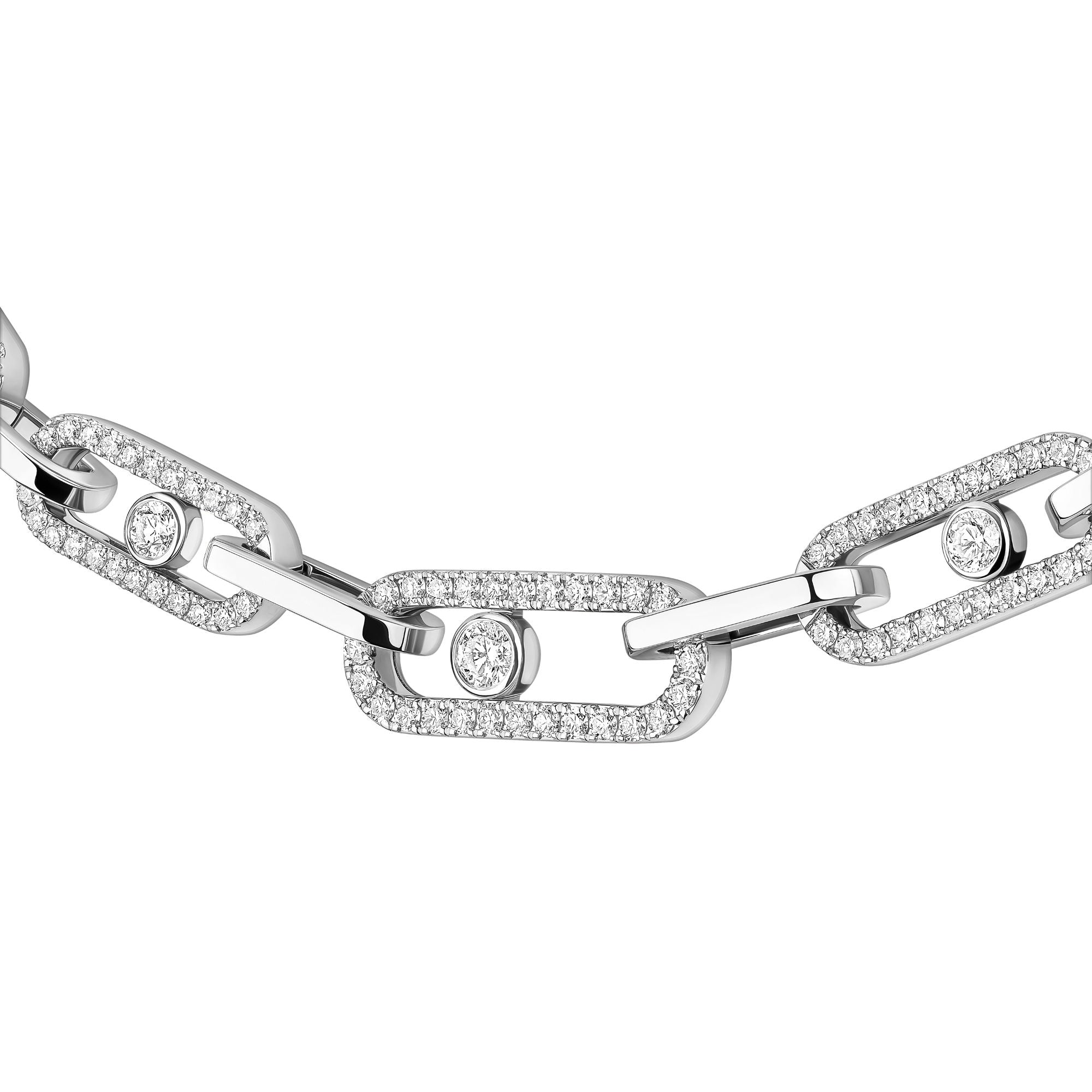Messika Move Link Halskette (14042-WG) aus Weißgold mit Diamant