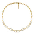Messika Move Link Halskette (14042-YG) aus Gelbgold mit Diamant