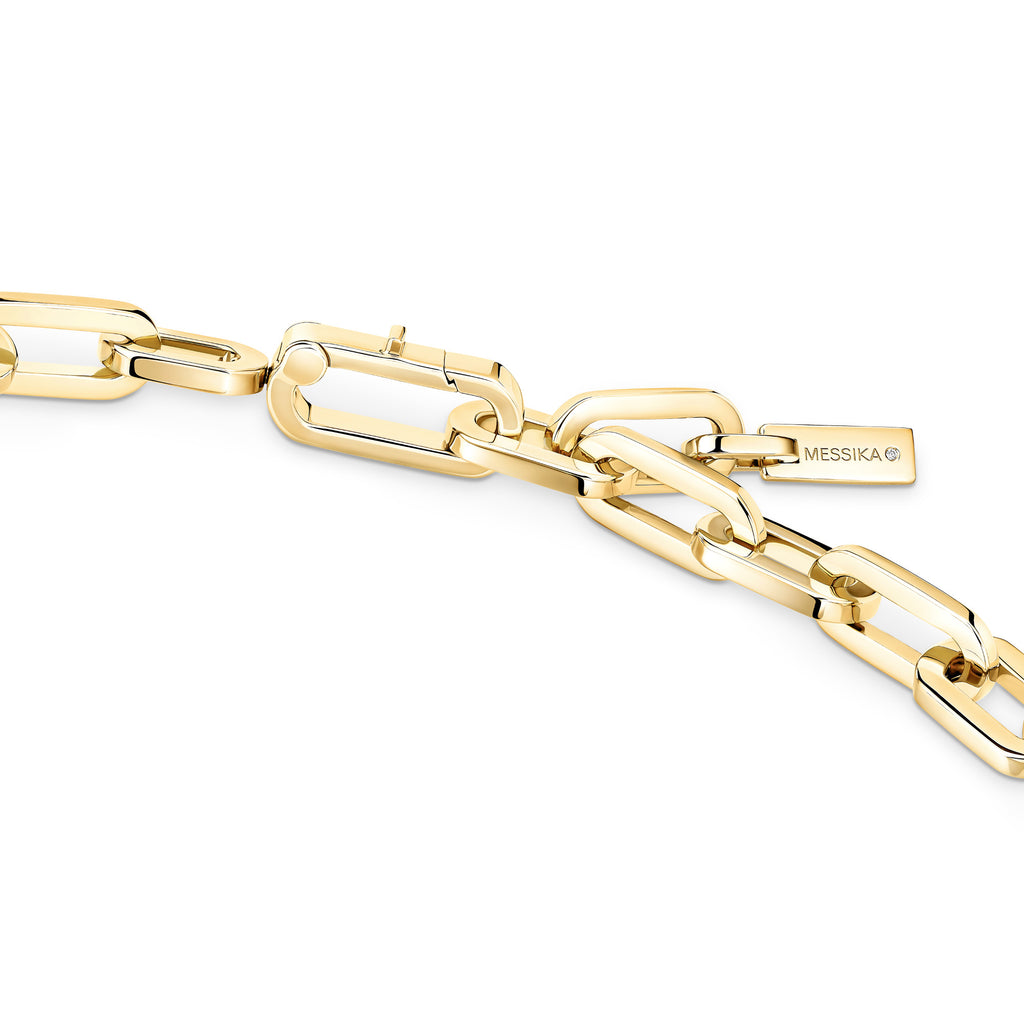 Messika Move Link Halskette (14042-YG) aus Gelbgold mit Diamant