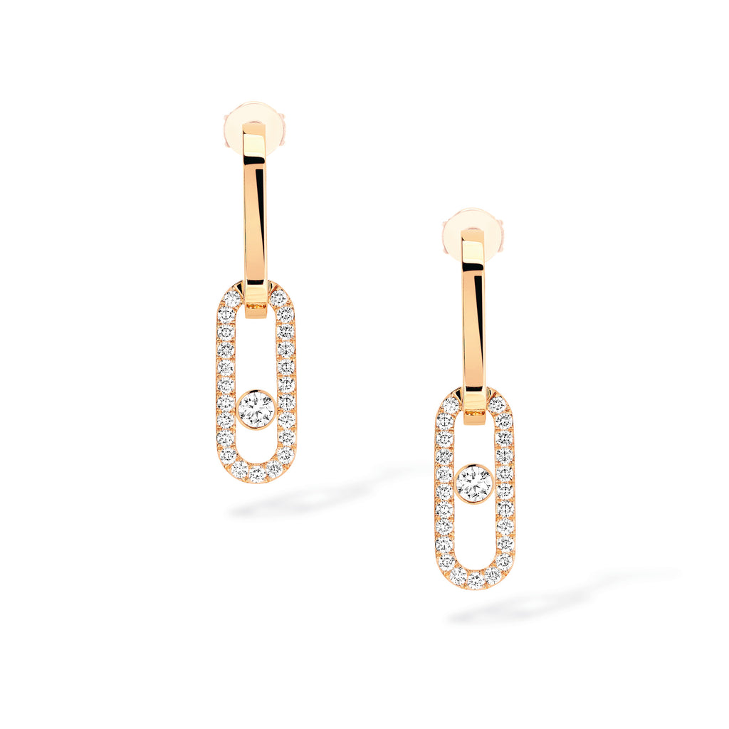 Messika Move Link Ohrhänger (12469-YG) aus Gelbgold mit Diamant