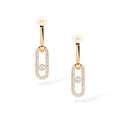 Messika Move Link Ohrhänger (12469-YG) aus Gelbgold mit Diamant