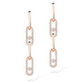 Messika Move Link Ohrhänger (13678-PG) aus Roségold mit Diamant