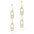 Messika Move Link Ohrhänger (13678-YG) aus Gelbgold mit Diamant