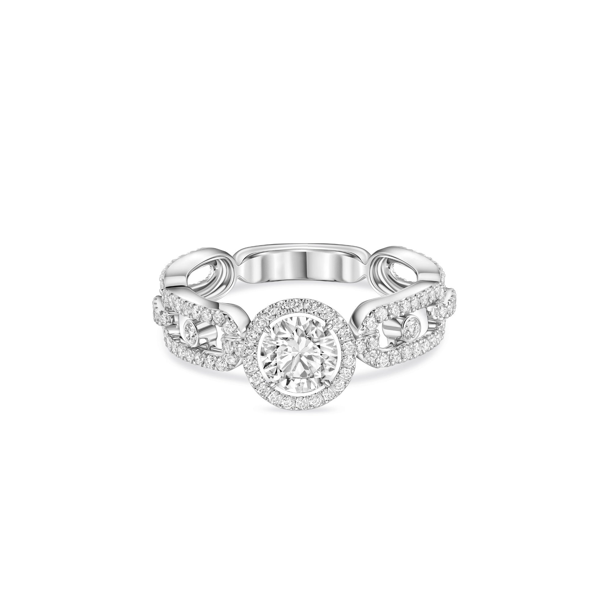 Messika Move Link Ring (13748-WG) aus Weißgold mit Diamant