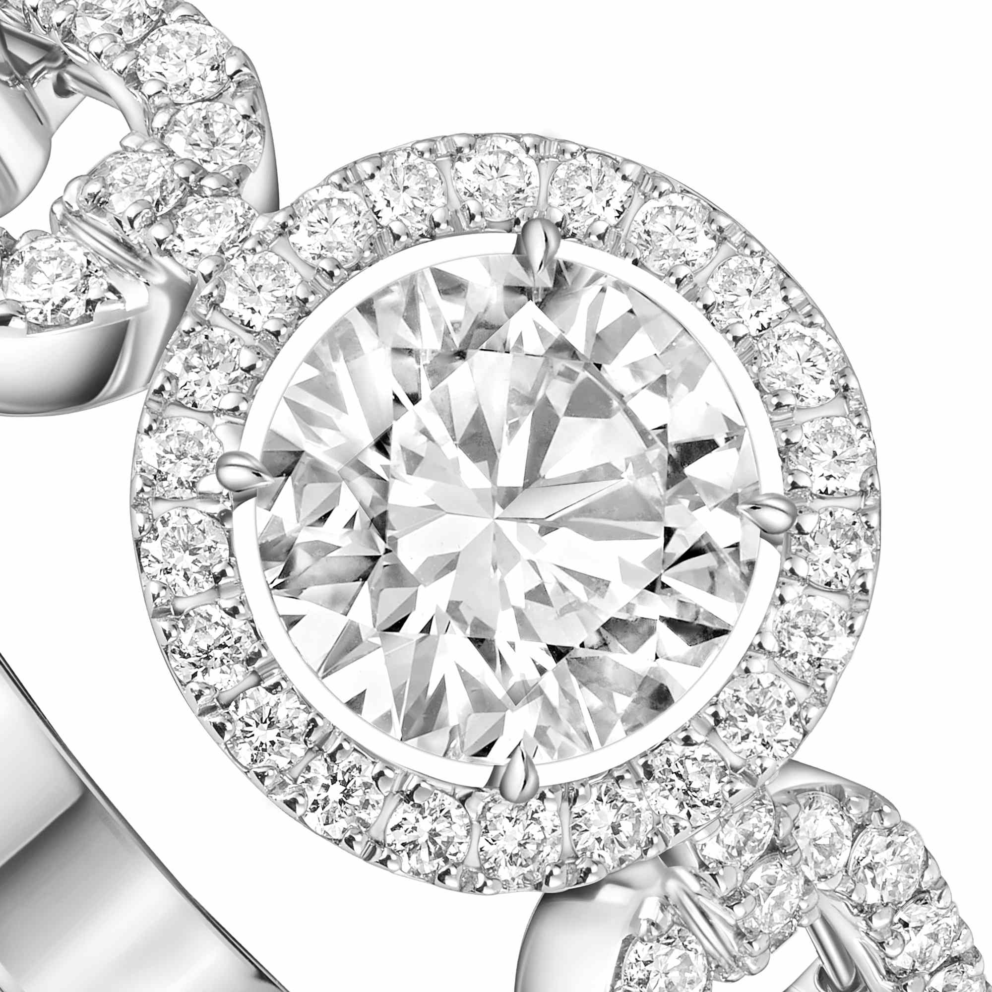 Messika Move Link Ring (13748-WG) aus Weißgold mit Diamant