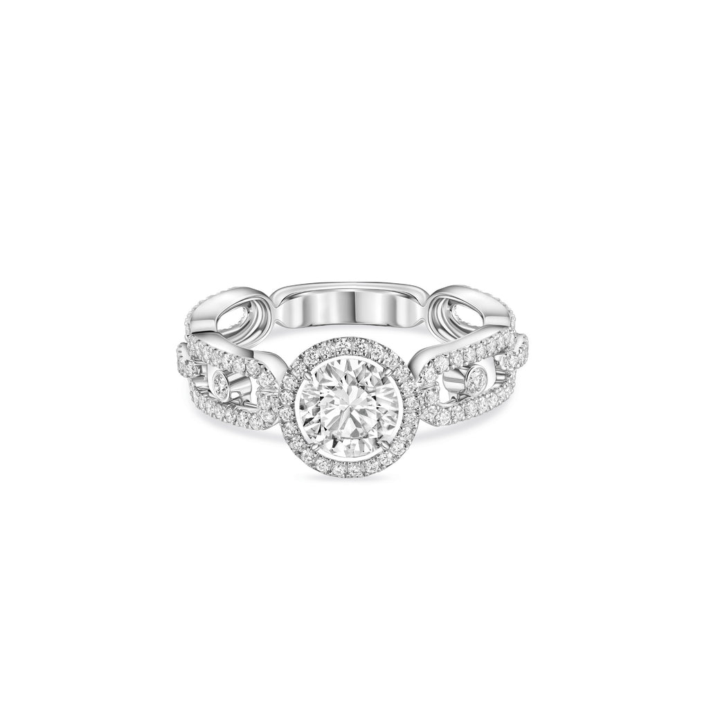 Messika Move Link Ring (13749-WG) aus Weißgold mit Diamant