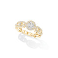 Messika Move Link Solitär Ring (13747-YG) aus Gelbgold mit Diamant