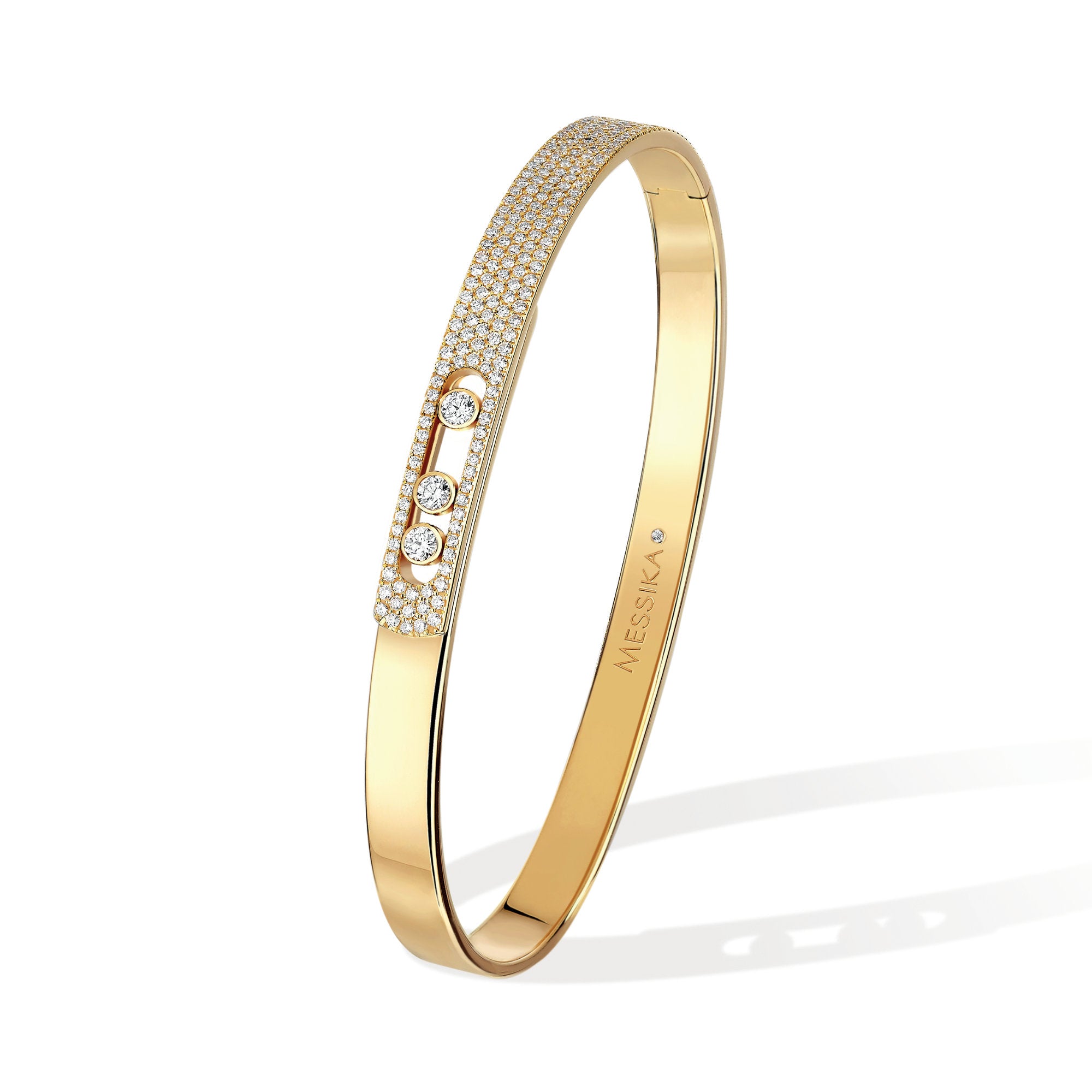 Messika Move Noa Armreif (10093-YG) aus Gelbgold mit Diamant