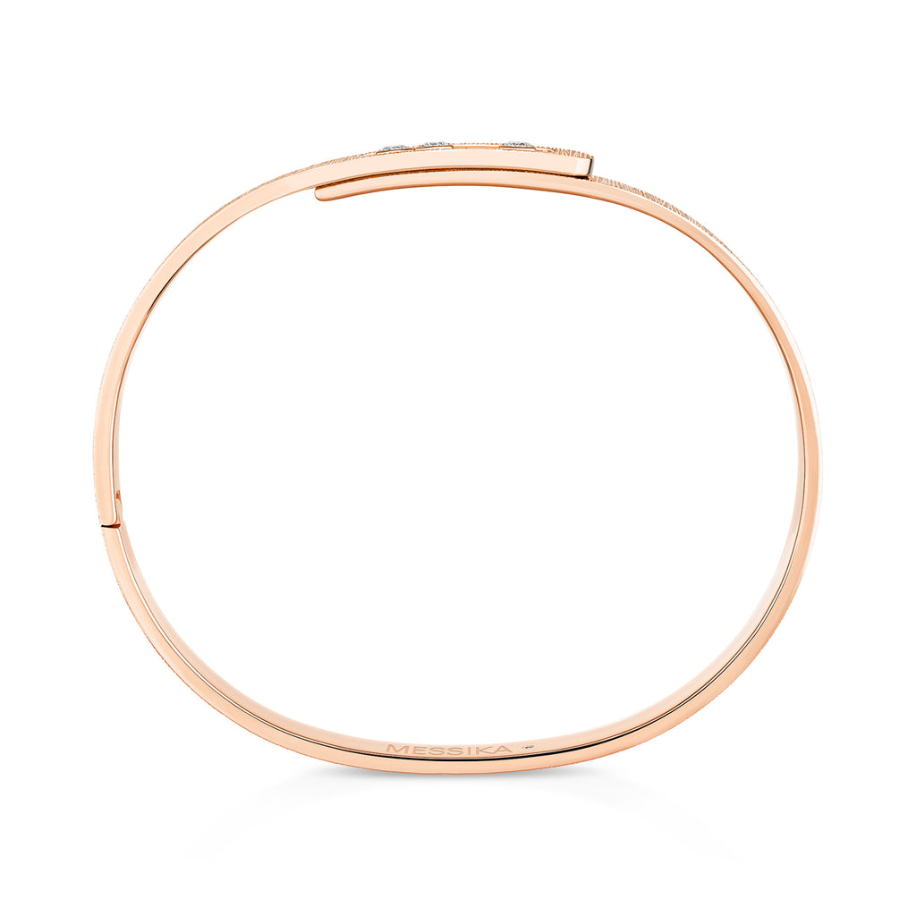Messika Move Noa Ciselé Armreif (14481-PG) aus Roségold mit Diamant