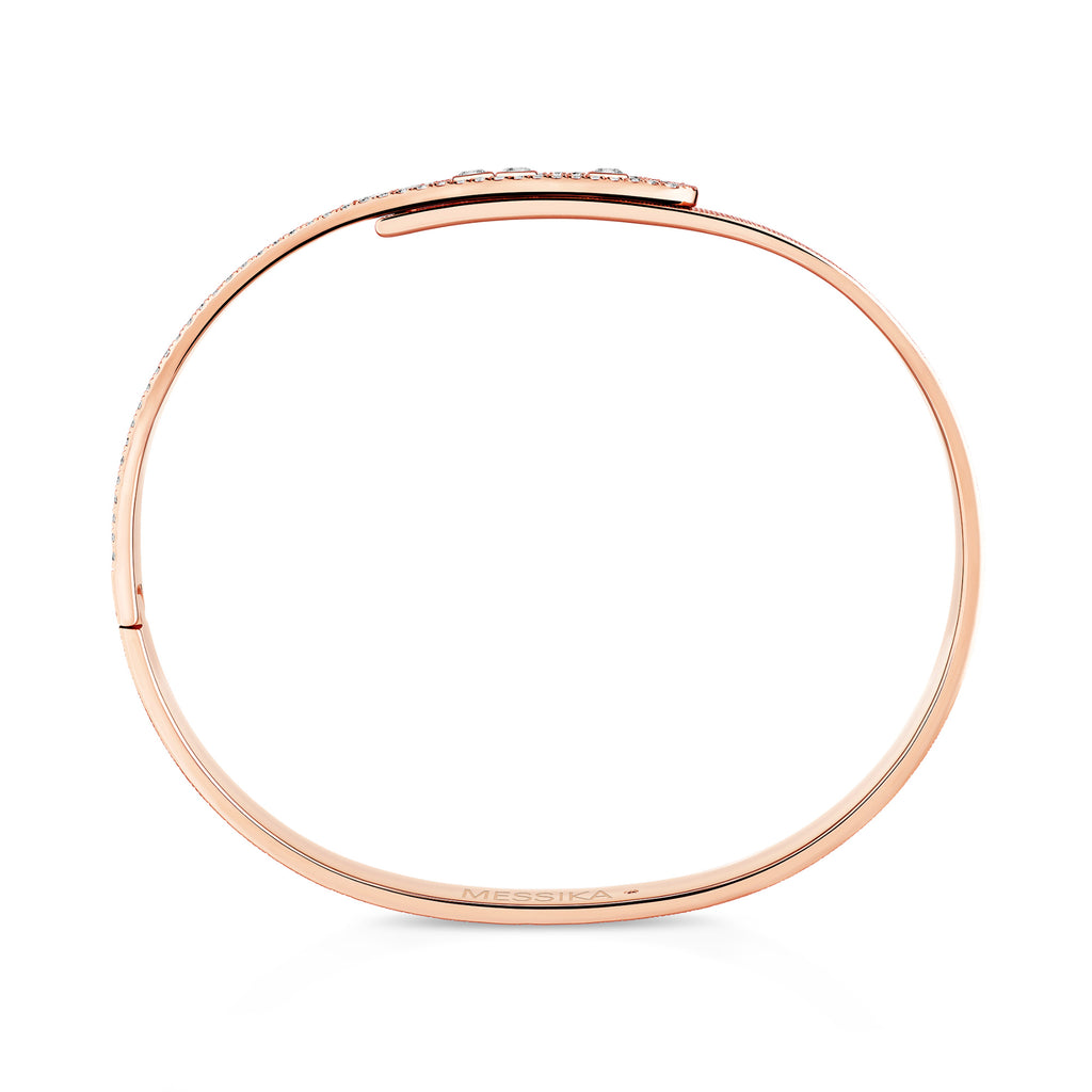 Messika Move Noa Ciselé Armreif (14501-PG) aus Roségold mit Diamant