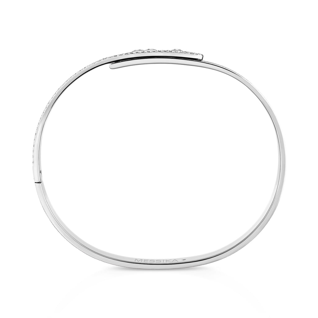 Messika Move Noa Ciselé Armreif (14501-WG) aus Weißgold mit Diamant