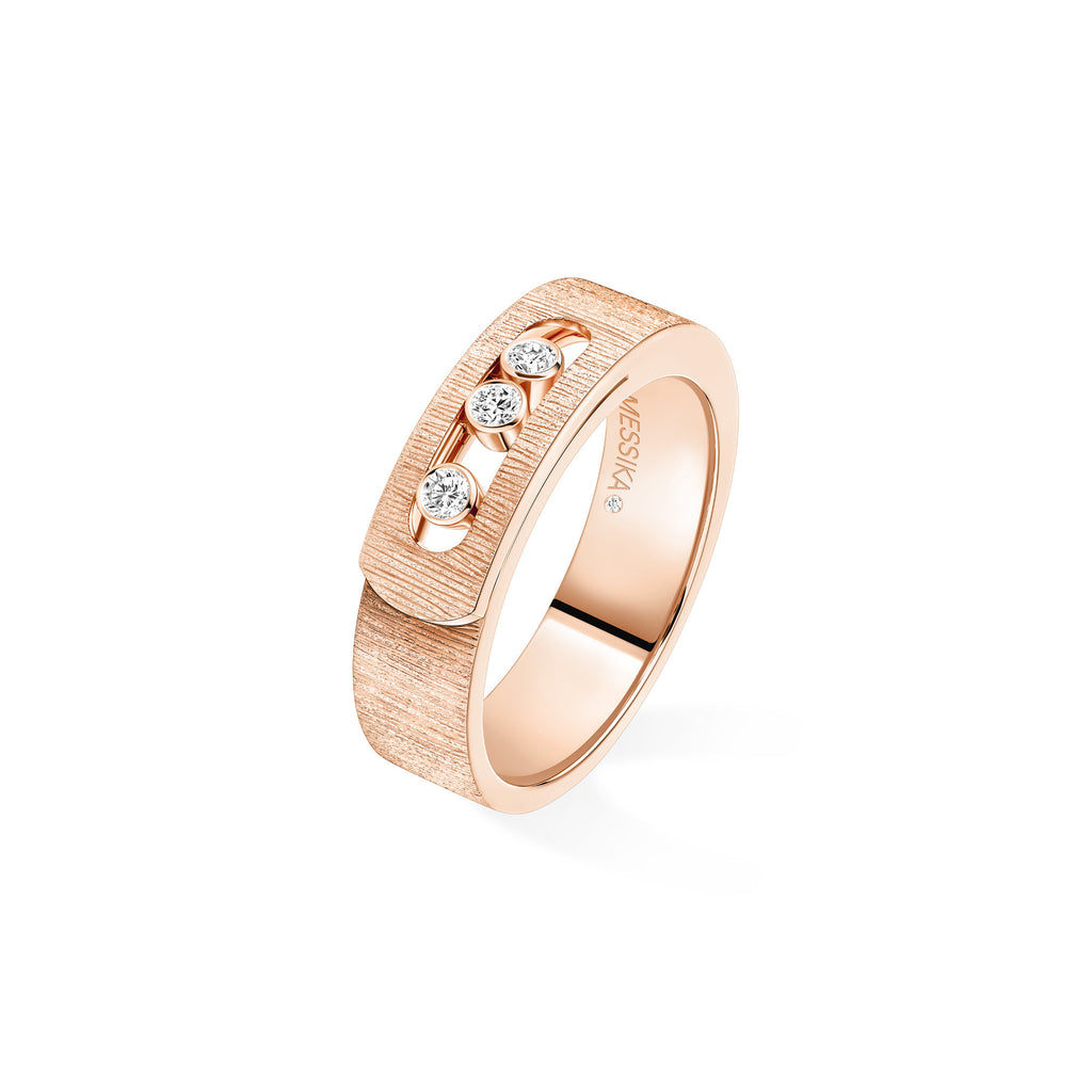 Messika Move Noa Ciselé Ring (14482-PG) aus Roségold mit Diamant