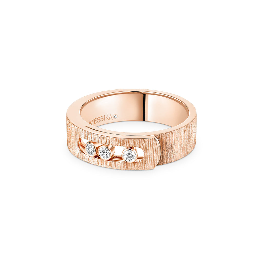 Messika Move Noa Ciselé Ring (14482-PG) aus Roségold mit Diamant
