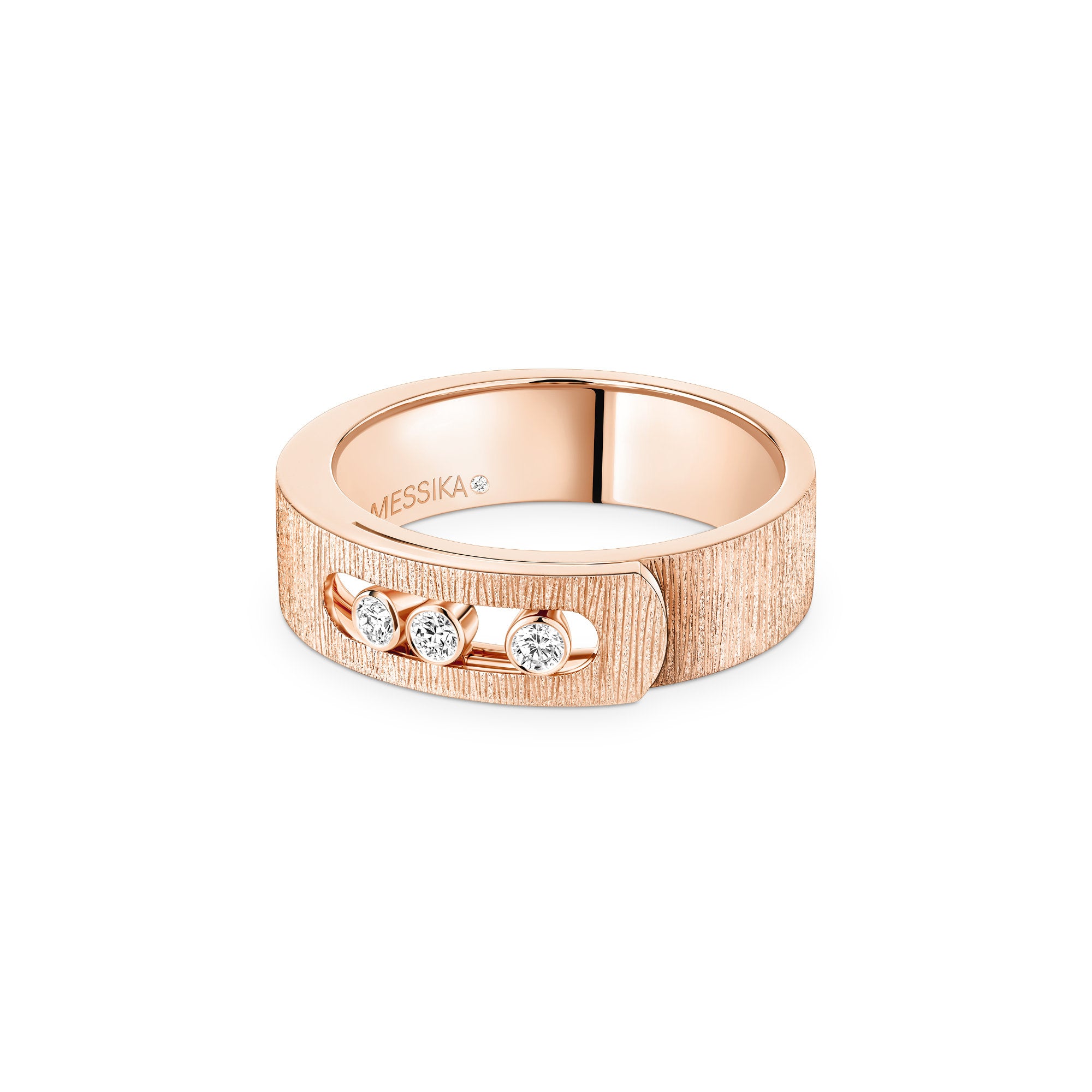 Messika Move Noa Ciselé Ring (14482-PG) aus Roségold mit Diamant