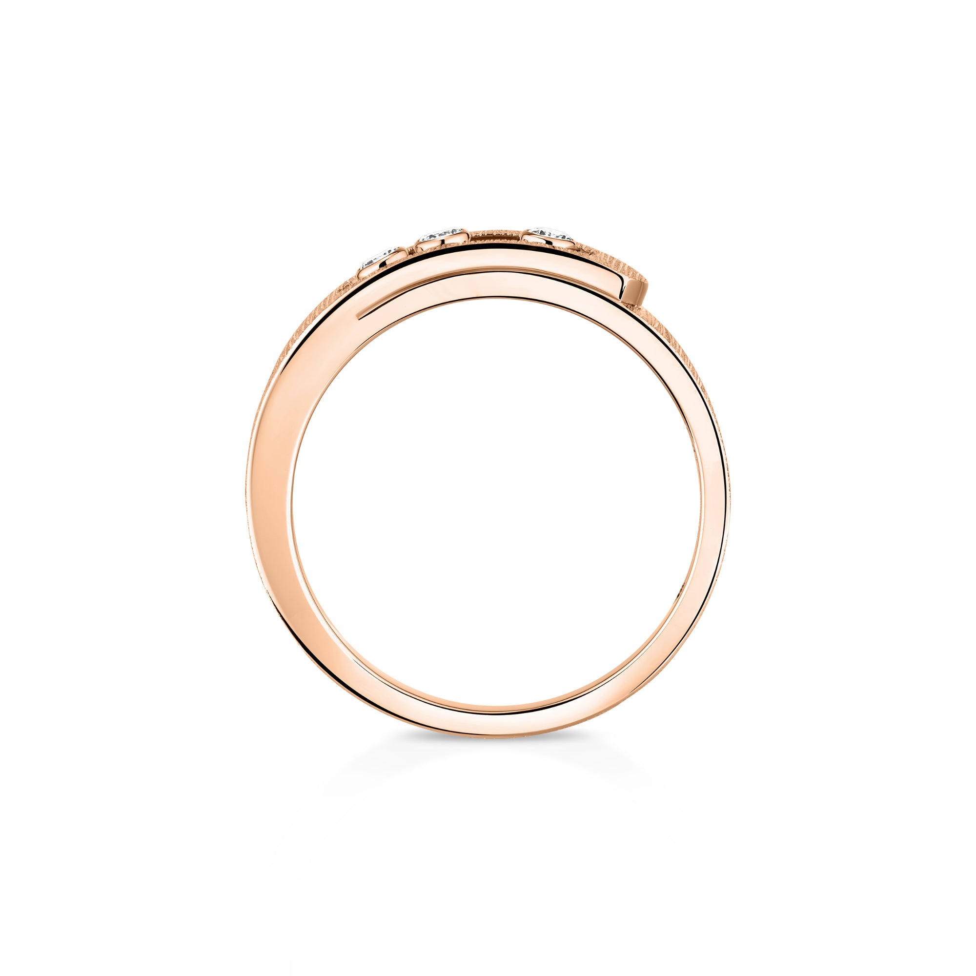 Messika Move Noa Ciselé Ring (14482-PG) aus Roségold mit Diamant