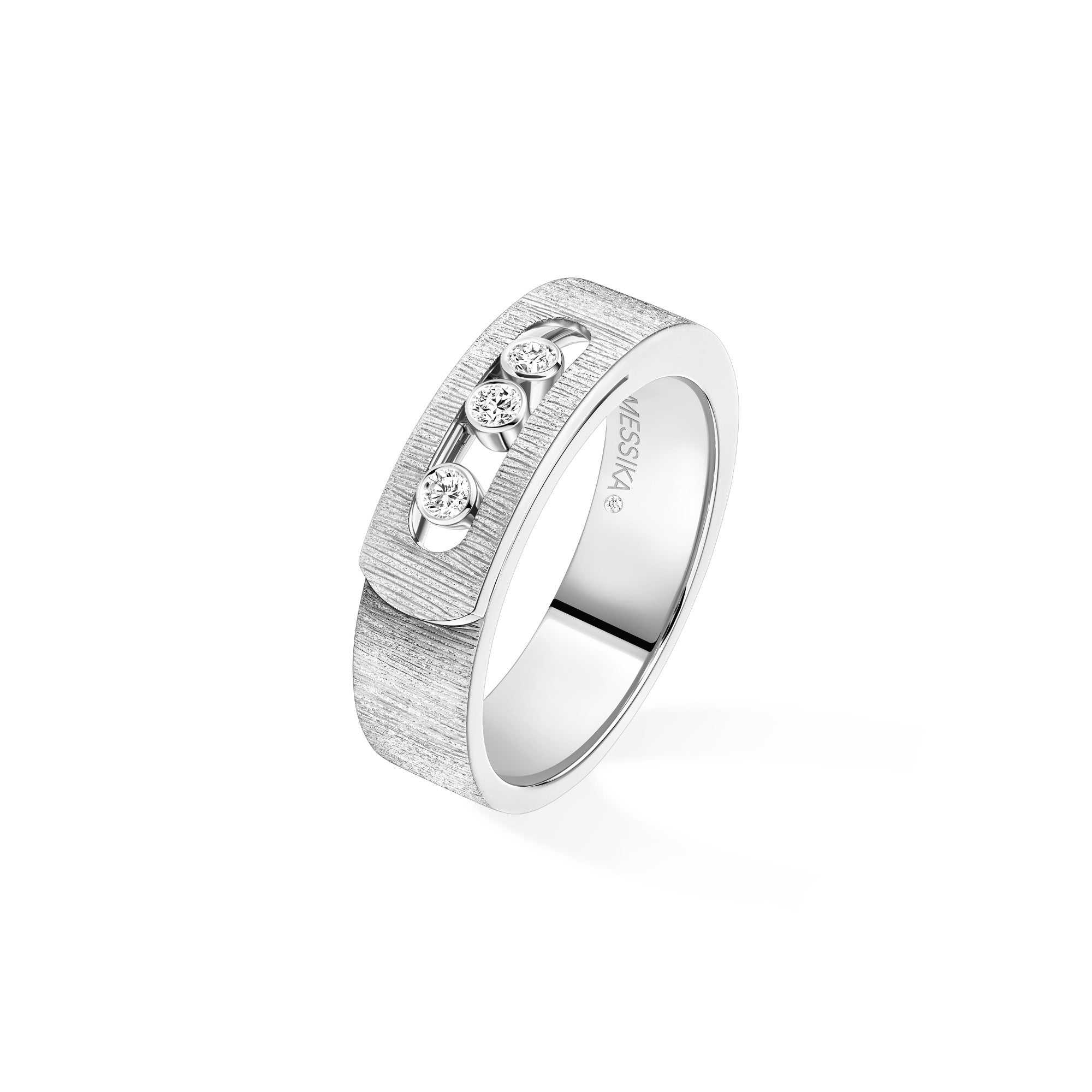 Messika Move Noa Ciselé Ring (14482-WG) aus Weißgold mit Diamant