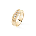 Messika Move Noa Ciselé Ring (14482-YG) aus Gelbgold mit Diamant