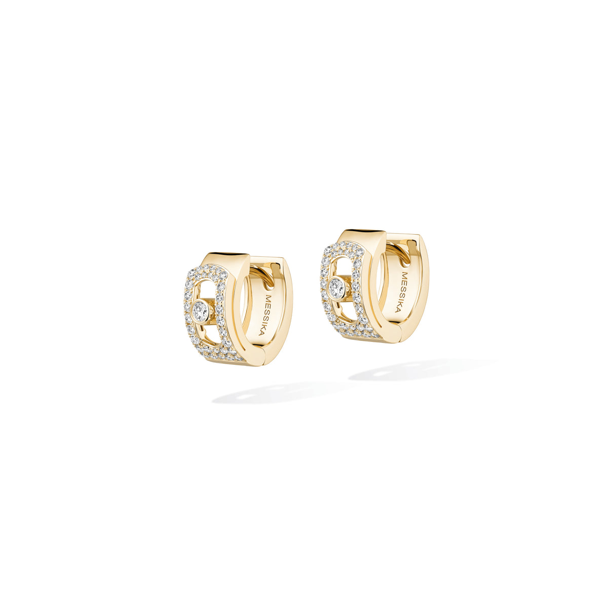 Messika Move Noa Creolen (15416-YG) aus Gelbgold mit Diamant