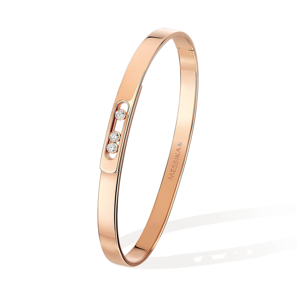 Messika Move Noa Diamant Armreif (10092-PG) aus Tricolor-Gold mit Diamant