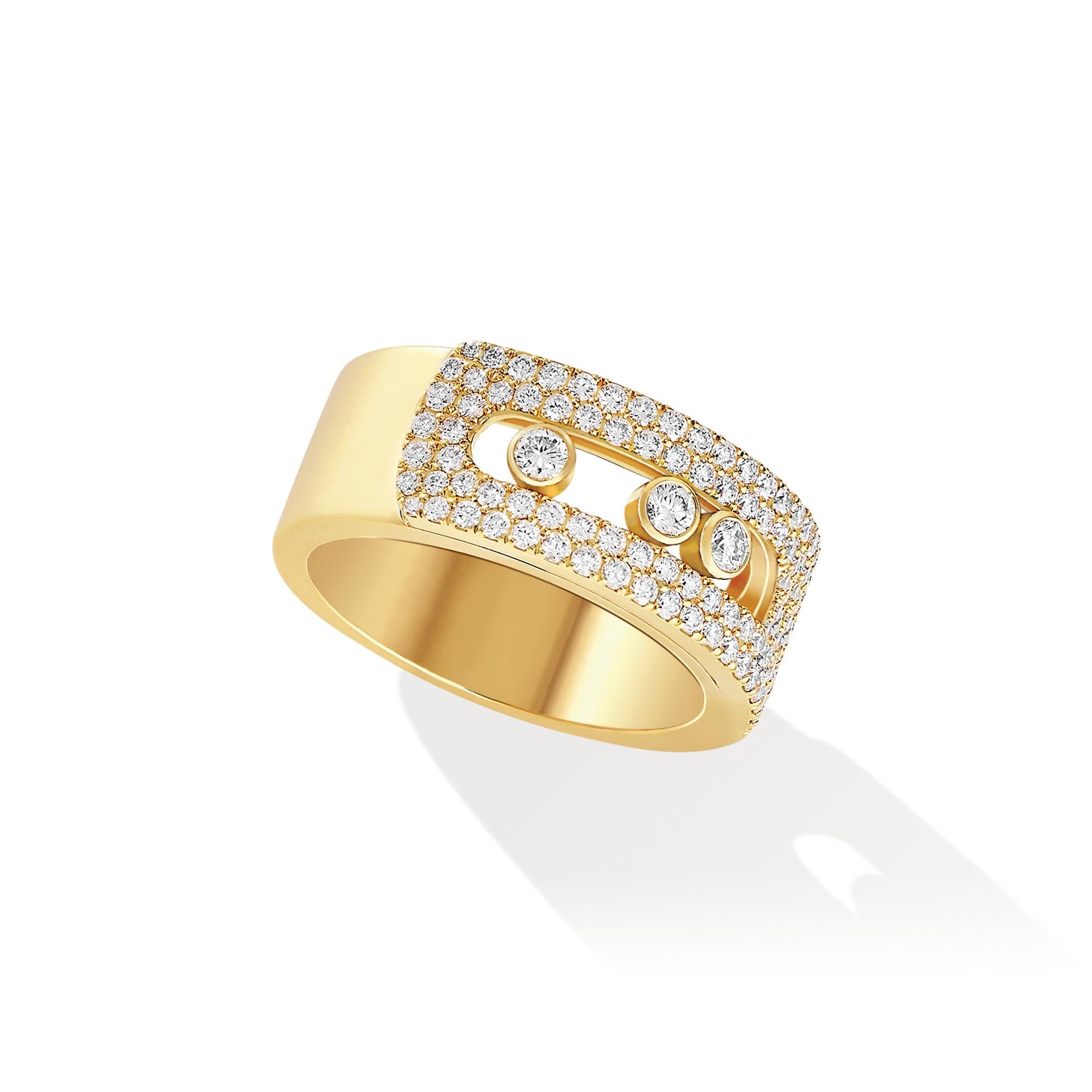Messika Move Noa GM Ring (10102-YG) aus Gelbgold mit Diamant