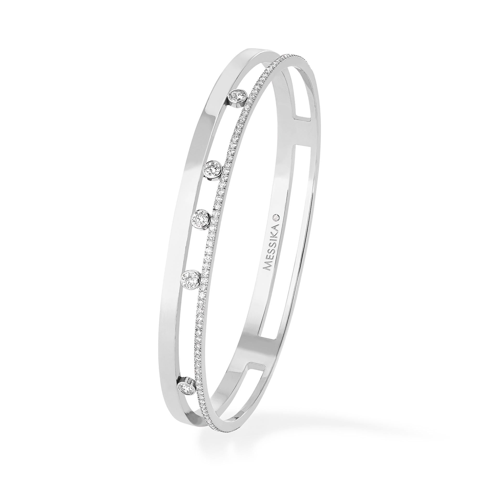 Messika Move Romane Armreif (06514-WG) aus Weißgold mit Diamant