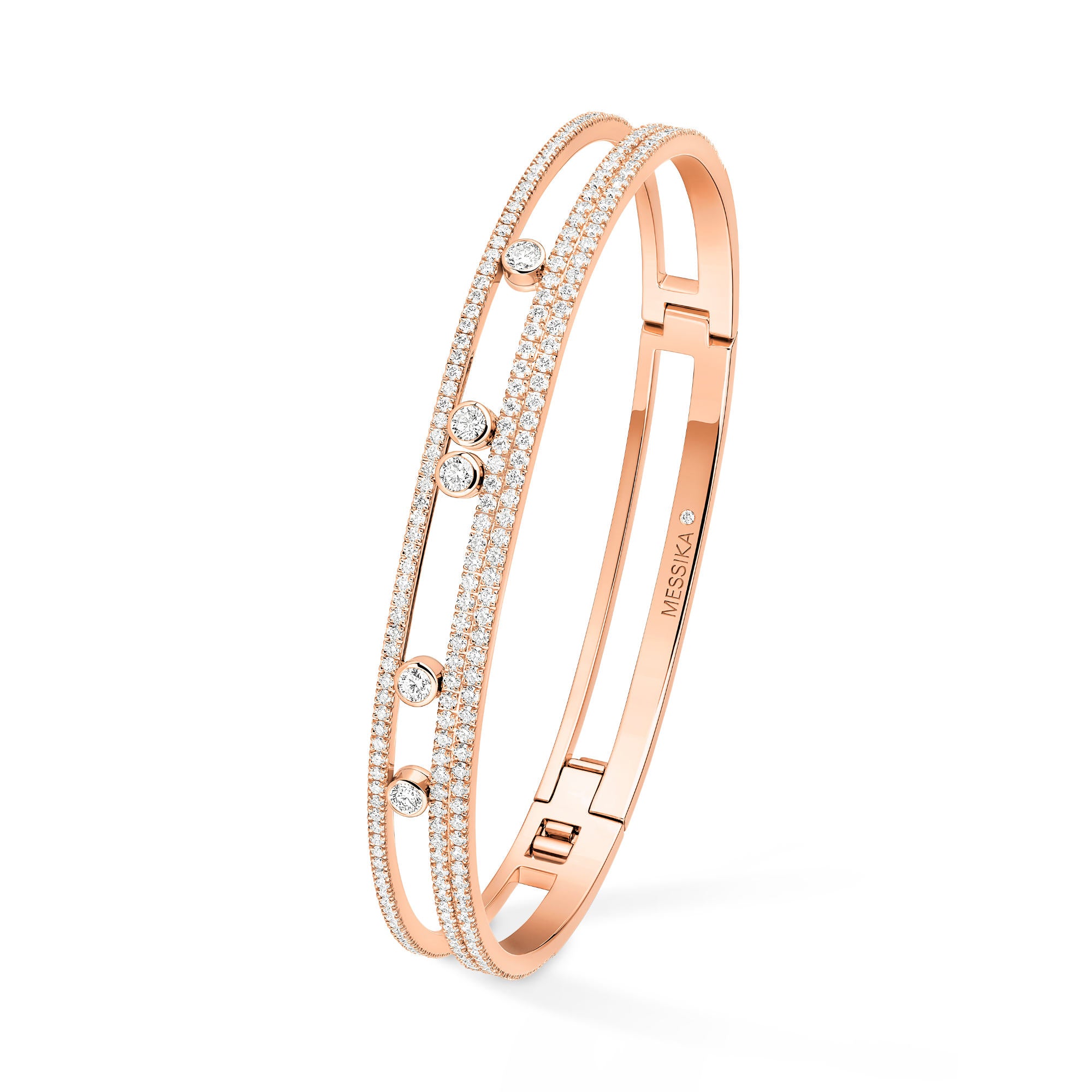 Messika Move Romane Armreif (13914-PG) aus Roségold mit Diamant