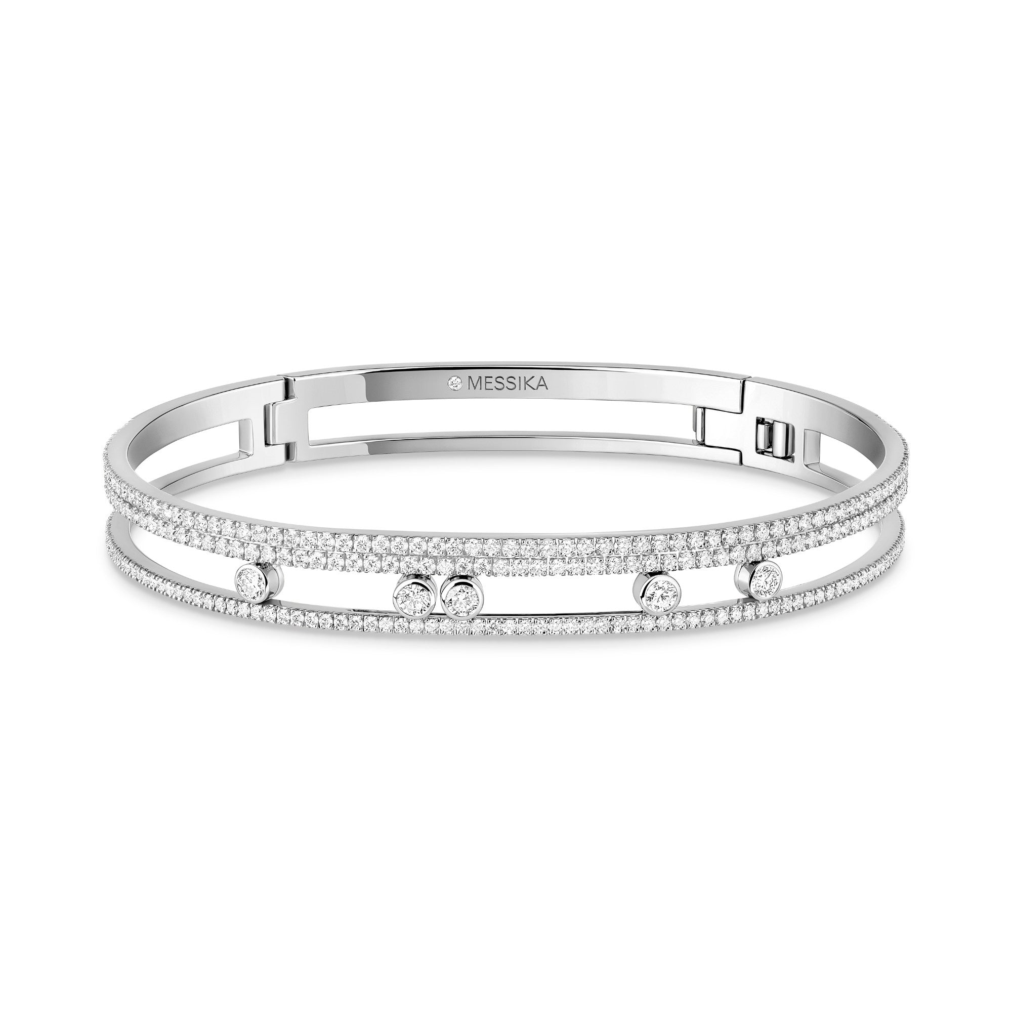 Messika Move Romane Armreif (13914-WG) aus Weißgold mit Diamant
