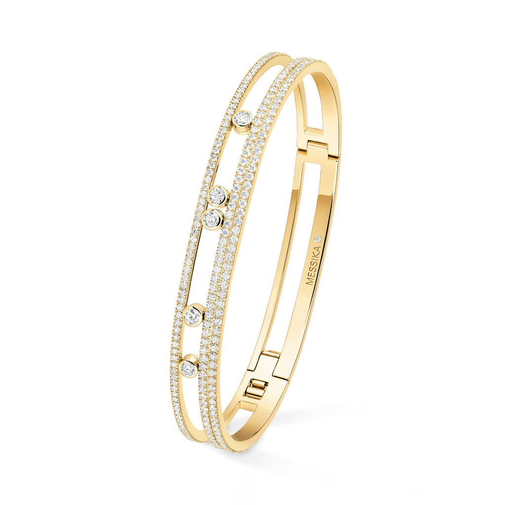 Messika Move Romane Armreif (13914-YG) aus Gelbgold mit Diamant
