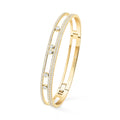 Messika Move Romane Armreif (13914-YG) aus Gelbgold mit Diamant