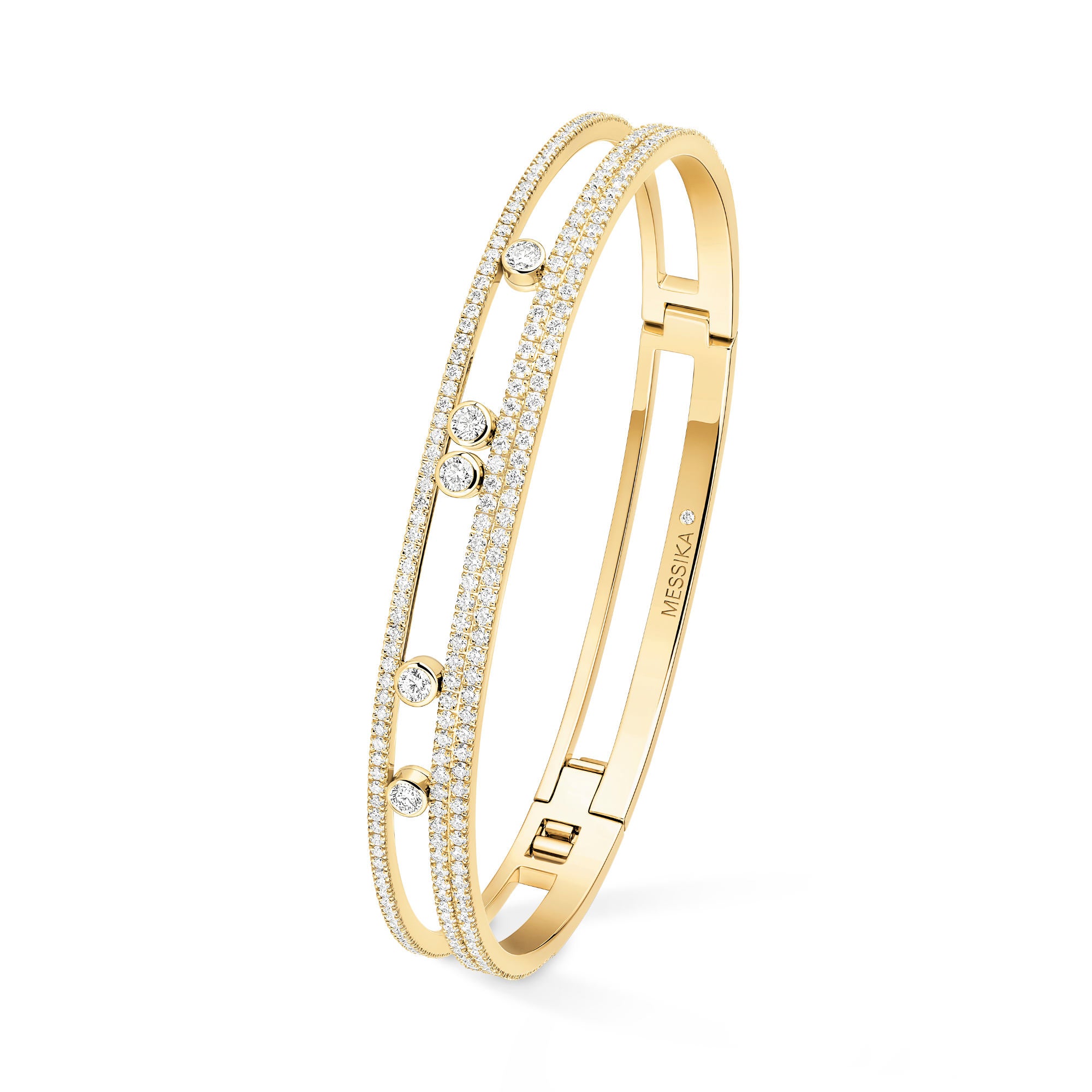 Messika Move Romane Armreif (13914-YG) aus Gelbgold mit Diamant