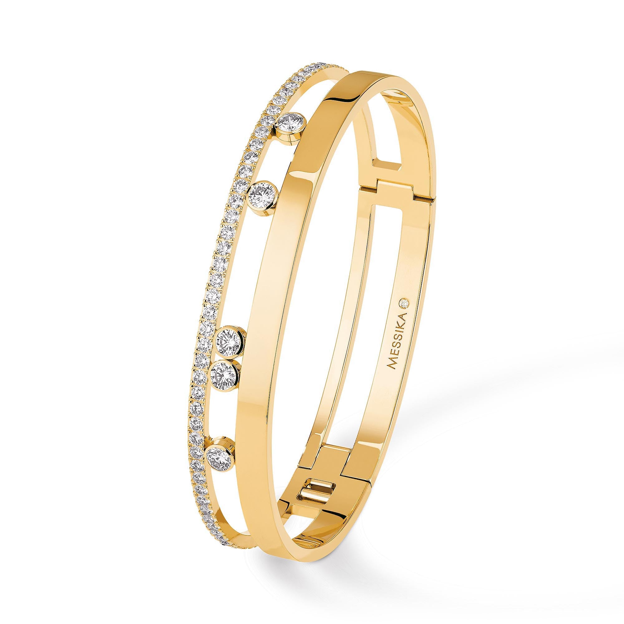 Messika Move Romane GM Armspange (06747-YG) aus Gelbgold mit Diamant