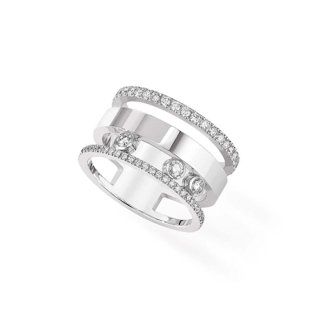 Messika Move Romane GM Ring (06659-WG) aus Weißgold mit Diamant
