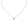 Messika Move Romane Halskette (07158-PG) aus Roségold mit Diamant