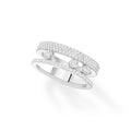 Messika Move Romane Pavée Ring (07128-WG) aus Weißgold mit Diamant