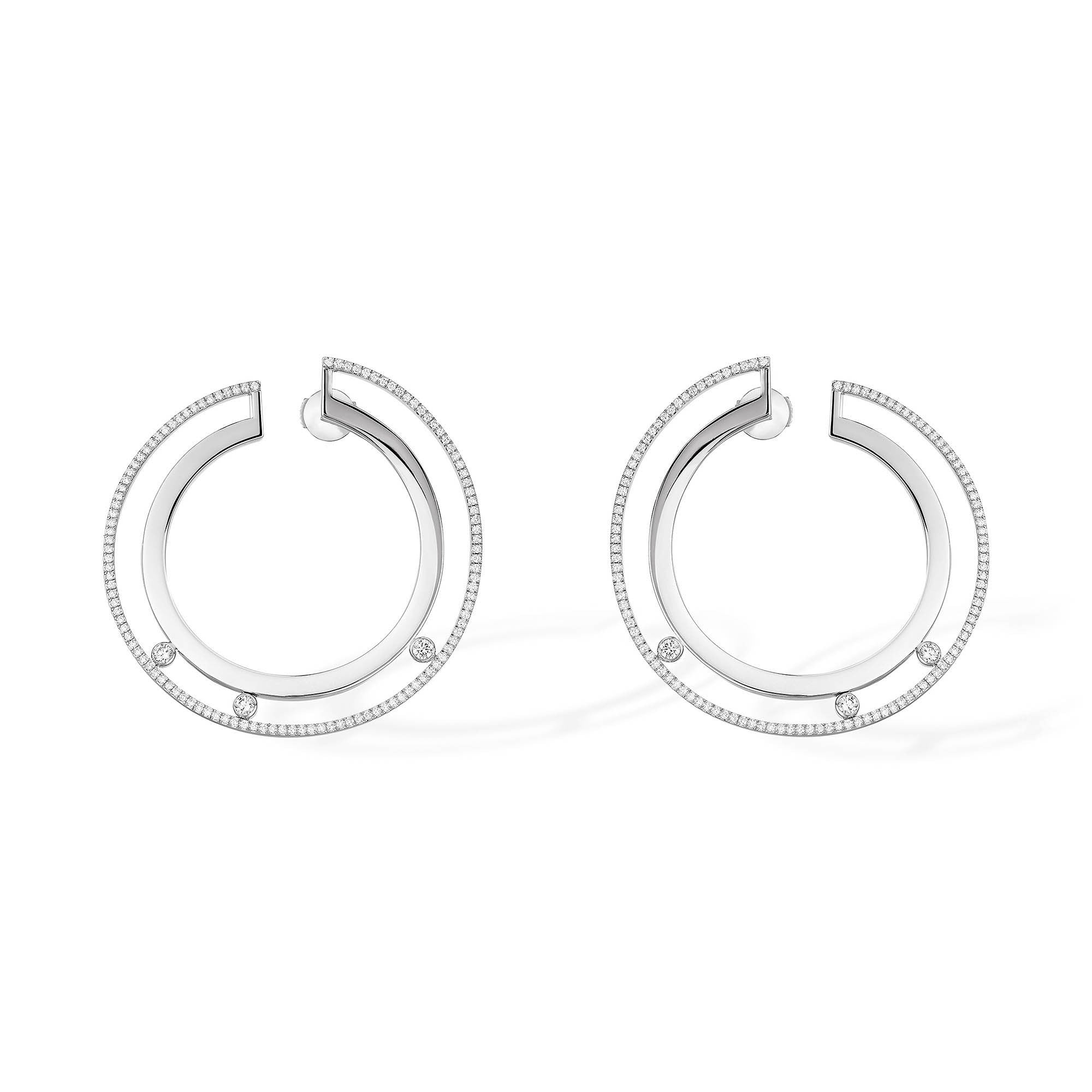Messika Move Romane PM Ohrringe (06689-WG) aus Weißgold mit Diamant