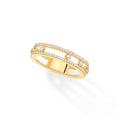 Messika Move Romane Ring (07080-YG) aus Gelbgold mit Diamant